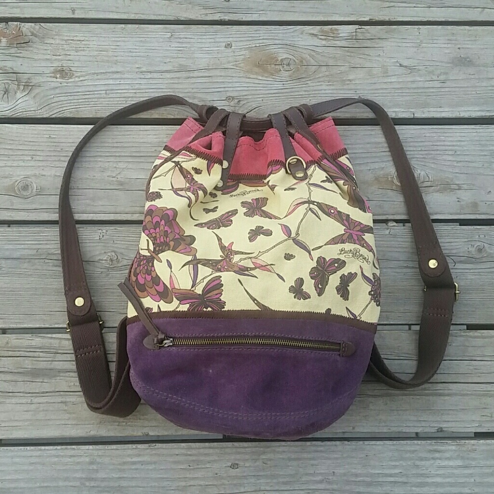 Lucky a brand Butterfly Drawstring Backpack